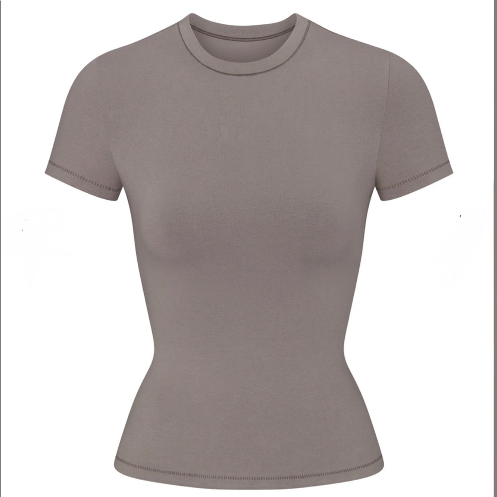 SKIMS NWT Cotton Jersey T-Shirt in Smoke